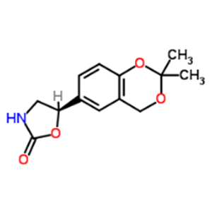 2-Oxazolidinone, 5-(2,2-dimethyl-4H-1,3-benzodioxin-6-yl)-,5R-