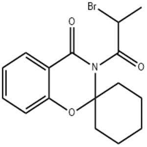 3-(2-bromo-1-Oxopropyl)-spiro[2H-1,3-benzoxazine-2,1'-cyclohexan]-4(3H)-one