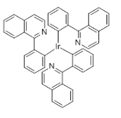 Ir(piq)3, Tris[1-phenylisoquinolinato-C2,N]iridium(III)
