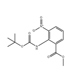 Methyl 2-((tert-butoxycarbonyl)-amino)-3-nitrobenzoate