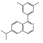 1-(3,5-dimethylphenyl)-6-(1-methylethyl)isoquinoline pictures