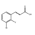 (2E)-3-(3-Bromo-2-fluorophenyl)prop-2-enoic acid pictures