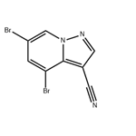 4,6-Dibromo-pyrazolo[1,5-a]pyridine-3-carbonitrile pictures