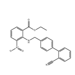 2-[[(2-Cyano[1,1-biphenyl]-4-yl)methyl]amino]-3-nitro-benzoic acid ethyl ester