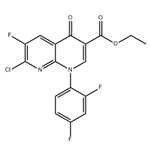 ETHYL 1-(2,4-DIFLUOROPHENYL)-7-CHORO-6-FLUORO-4-OXO-HYDROPYRIDINO[2,3-B] PYRIDINE-3-CARBOXYLATE pictures