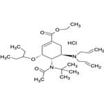 (3R,4R,5S)-4-N-Acetyl(1,1-dimethylethyl)amino-5-N,N-diallylamino-3-(1-ethylpropoxy)-1-cyclohexene-1-carboxylic acid ethyl ester monohydrochloride pictures