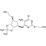 2-[[(3aR,4S,6R,6aS)-6-[[5-Amino-6-chloro-2-(propylthio)-4-pyrimidinyl]amino]tetrahydro-2,2-dimethyl-4H-cyclopenta-1,3-dioxol-4-yl]oxy]-ethanol pictures