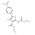 ethyl 2-((ethoxycarbonyl)amino)-4-methyl-5-(4-nitrophenyl)thiophene-3-carboxylate pictures