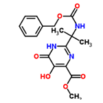 Methyl 2-(2-(benzyloxycarbonylamino)propan-2-yl)-5-hydroxy-6-oxo-1,6-dihydropyrimidine-4-carboxylate pictures