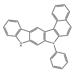 Benz[g]indolo[2,3-b]carbazole, 7,9-dihydro-7-phenyl pictures