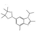 4-fluoro-1-isopropyl-2-methyl-6-(4,4,5,5-tetramethyl-1,3,2-dioxaborolan-2-yl)-1H-benzo[d]imidazole pictures