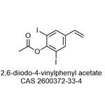 2,6-diiodo-4-vinylphenyl acetate 