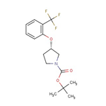 (S)-tert-butyl 3-(2-(trifluoromethyl)phenoxy)pyrrolidine-1-carboxylate