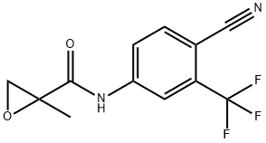 N-(4-cyano-3-(trifluoromethyl)phenyl)-2-methyloxirane-2-carboxamide