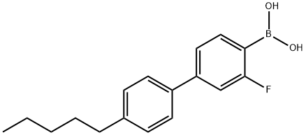[2-fluoro-4-(4-pentylphenyl)phenyl]boronic acid