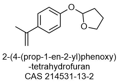 2-(4-(prop-1-en-2-yl)phenoxy)tetrahydrofuran