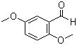 CAS # 93-02-7, 2,5-Dimethoxybenzaldehyde, 2,5-Dimethoxy-benzaldehyde
