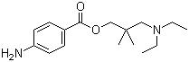 CAS # 94-15-5, Dimethocaine, 3-Diethylamino-2,2-dimethylpropyl 4-aminobenzoate, 4-Aminobenzoic acid 3-(diethylamino)-2,2-dimethylpropyl ester, Larocaine, NSC 68927