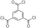 CAS # 4422-95-1, 1,3,5-Benzenetricarboxylic acid chloride, Trimesoyl chloride