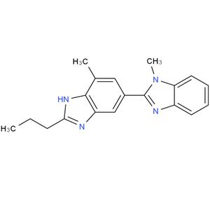 2-n-propyl-4-methyl-6-(1- methylbenzimidazole-2-ylbenzimidazole)