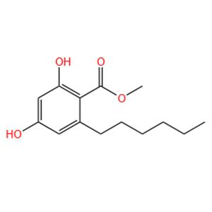 Benzoic acid, 2-hexyl-4,6-dihydroxy-, methyl ester