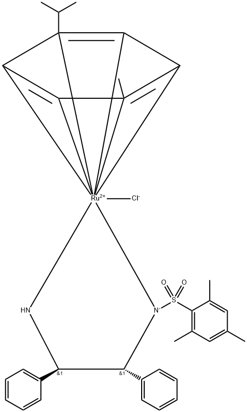Chloro{[(1R,2R)-(+)-2-amino-1,2-diphenylethyl](2,4,6-trimethylbenzenesulfonyl)amido}(p-cymene)ruthenium(II)