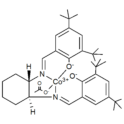 Cobalt, (acetato-κO)[[2,2'-[(1S,2S)-1,2-cyclohexanediylbis[(nitrilo-κN)methylidyne]]bis[4,6-bis(1,1-dimethylethyl)phenolato-κO]](2-)]-, (SP-5-13)-
