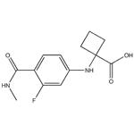1-((3-fluoro-4-(methylcarbamoyl)phenyl)amino)cyclobutanecarboxylic acid pictures