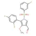 5- (2,4-Difluorophenyl)-1- ( (3-fluorophenyl)sulfonyl)-4-methoxy-1H-pyrrole-3-carbaldehyde  