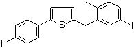 CAS # 898566-17-1, 2-(4-Fluorophenyl)-5-[(5-iodo-2-methylphenyl)methyl]thiophene