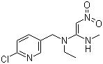 CAS # 150824-47-8, Nitenpyram, (E)-N-[(6-Chloropyridin-3-yl)methyl]-N-ethyl-N'-methyl-2-nitroethene-1,1-diamine