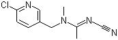 CAS # 135410-20-7 (160430-64-8), Acetamiprid, (1E)-N-[(6-Chloro-3-pyridinyl)methyl]-N'-cyano-N-methylethanimidamide