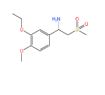 1-(3-Ethoxy-4-methoxyphenyl)-2-(methylsulfonyl) ethanamine