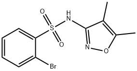 2-bromo-N-(4,5-dimethyl-1,2-oxazol-3-yl)benzenesulfonamide