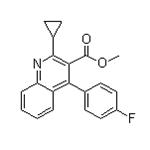 Methyl 4-(4'-fluorophenyl)-2-(cyclopropyl)-3-quinolinecarboxylate pictures