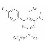 N-[5-bromomethyl-4-(4-fluorophenyl)-6-(1-methylethyl)-2-pyrimidinyl]-N-methyl-methanesulfonamide pictures