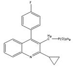 2-cyclopropyl-4-(4-fluorophenyl)-quinolyl-2-phenyloxophorusmethyl pictures
