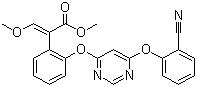 CAS # 131860-33-8, Azoxystrobin, Methyl (E)-2-((6-(2-cyanophenoxy)-4-pyrimidinyl)oxy)-alpha-(methoxymethylene)benzeneacetate, Pyroxystrobin