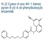N-(2-Cyano-4-oxo-4H-1-benzopyran-8-yl)-4-(4-phenylbutoxy)benzamide