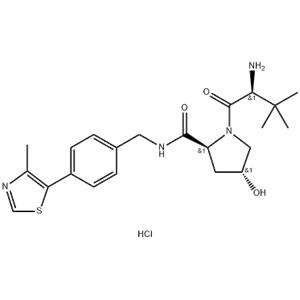 (2S,4R)-1-((S)-2-amino-3,3-dimethylbutanoyl)-4-hydroxy-N-(4-(4-methylthiazol-5-yl)benzyl)pyrrolidine-2-carboxamide hydrochloride