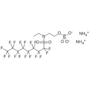 Diammonium N-ethylheptadecafluoro-N-[2-(phosphonatooxy)ethyl]octanesulfonamidate