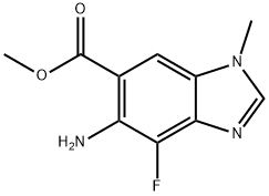 Methyl 5-aMino-4-fluoro-1-Methyl-1H-benzo[d]iMidazole-6-carboxylate