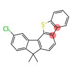 10-chloro-7,7-dimethyl-7H-benzo[b]fluore no[3,4-d]thiophene pictures
