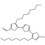 (5''-bromo-3,3''-dioctyl-[2,2':5',2''-terthiophene]-5-carbaldehyde pictures
