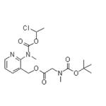 N-Methyl-N-(3-[((N-tert-butoxycarbonyl-N-methylamino)acetoxy)methyl]pyridin-2-yl)carbamic acid 1-chloroethyl ester  pictures