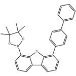 2-(6-([1,1'-Biphenyl-4-yl)dibenzo[b,d]thiophen-4-yl)-4,4,5,5-tetramethyl-1,3,2-dioxaborolane pictures