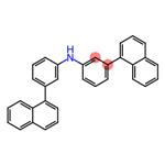 Benzenamine, 3-(1-naphthalenyl)-N-[3-(1-naphthalenyl)phenyl]- pictures