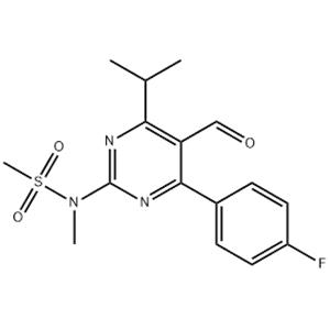 4-(4-fluorophenyl)-6-isopropyl-2-(N-methyl-N-methylSulfonyl amino)pyrimidine-5-carboxaldehyde
