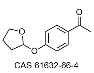 Ethanone, 1-[4-[(tetrahydro-2-furanyl)oxy]phenyl]-