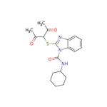 2-[(1-Acetyl-2-oxopropyl)thio]-N-cyclohexyl-1H-benzimidazole-1-carboxamide pictures